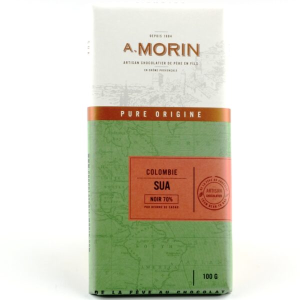 artisan origin chocolate made in france with cocoa from colombia