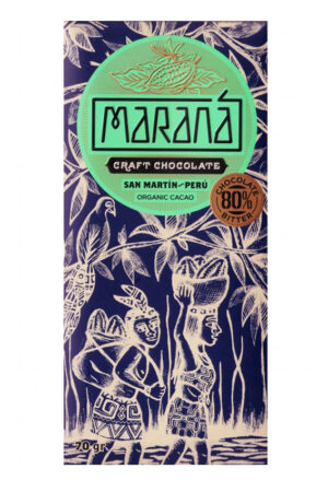 marana 80% peru san martin craft chocolate origin peru donker puur bitter zwart
