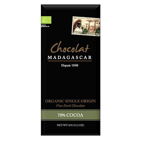 chocolat madagascar 70% organic fair made in africa sustaiblable fairest