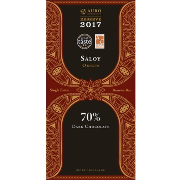 auro saloy philippines single estate chocolate reserve 2018 bean to bar single origin