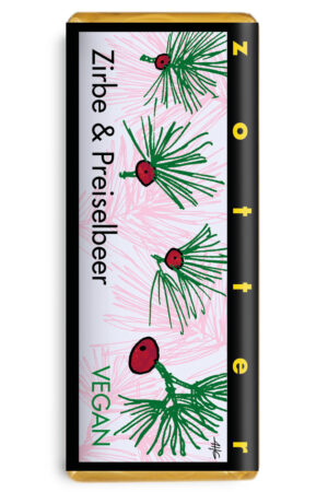 Zotter Handscooped - Pine Liqueur & Cranberry 07-25