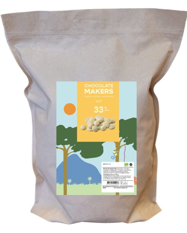 Chocolatemakers Couverture White chocolate (2kg)