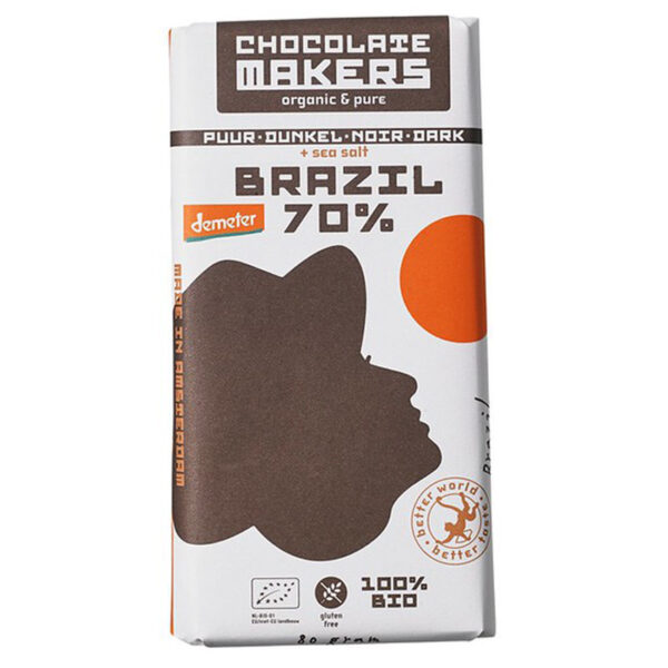 Chocolatemakers - Brazil 70% Dark with sea salt