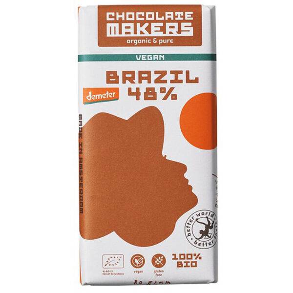 Chocolatemakers - Vegan Milk Chocolate Brazil 48%