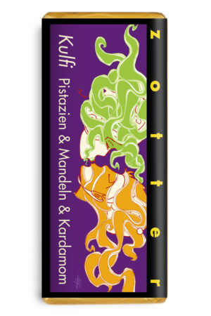 Zotter Filled - Kulfi - Pistachio, Almond & Cardamom