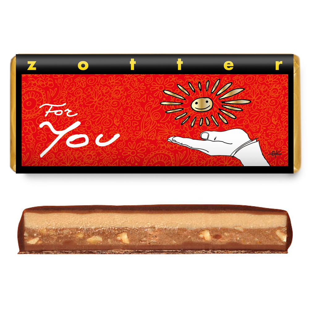 Zotter Filled - For You - with Almond and Hazelnut - Image 2