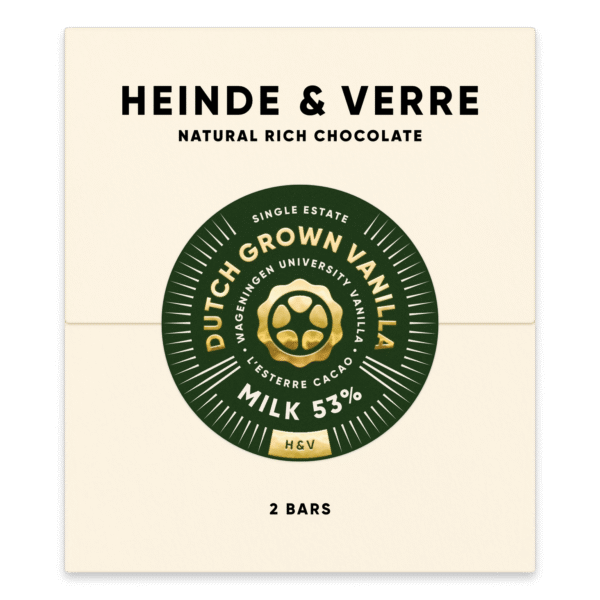 Heinde & Verre - Milk chocolate with Dutch Vanilla