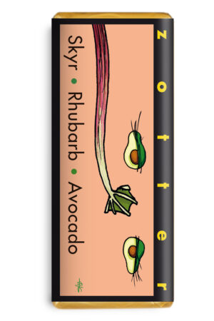 Zotter Gevuld - Skyr, Rabarber & Avocado