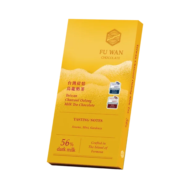 Fu Wan - 56% Milk Chocolate & Charcoal Oolong