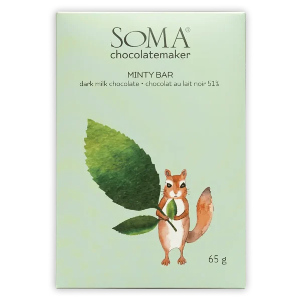 Soma - Minty - Milk Chocolate with Mint