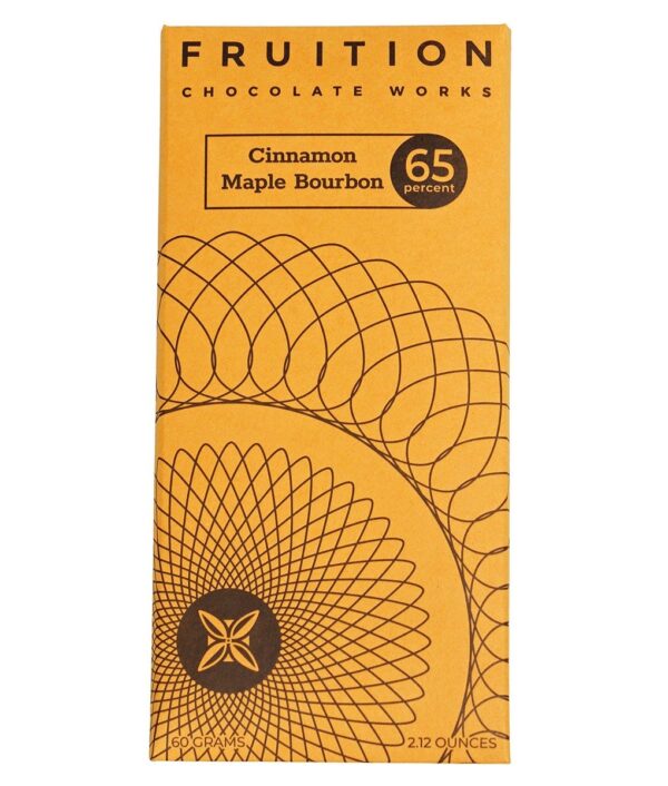 Fruition - Cinnamon & Bourbon Whiskey 65% ​​Milk Chocolate 08-25