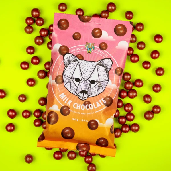 Omnom Krunch - Milk Chocolate Malt Balls - Image 2