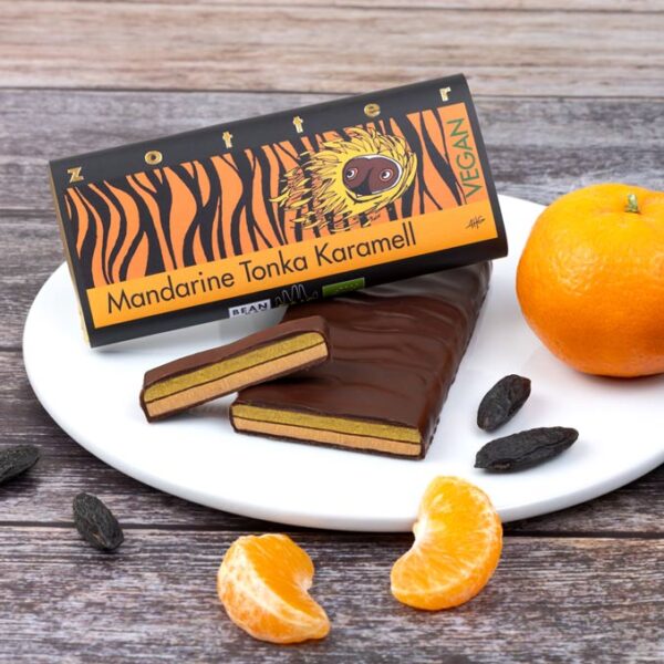 Zotter Filled - Mandarin & Tonka Caramel (Vegan) - Image 2