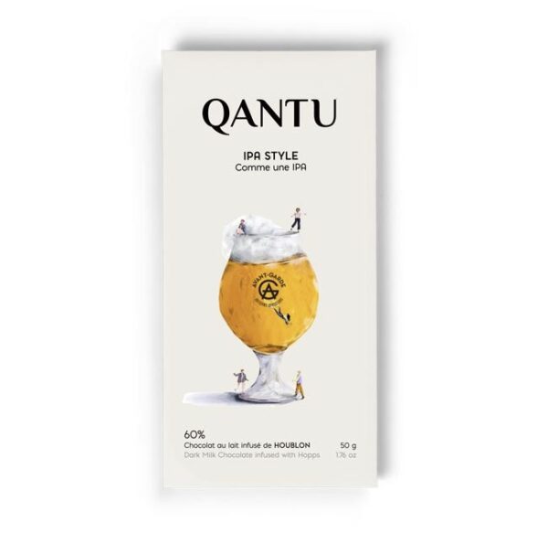 Qantu - Milk Chocolate with Hop Infusion - IPA style