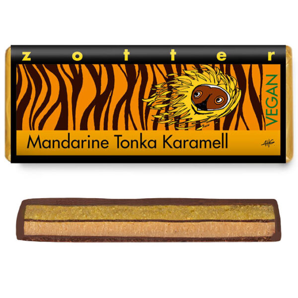 Zotter Filled - Mandarin & Tonka Caramel (Vegan)