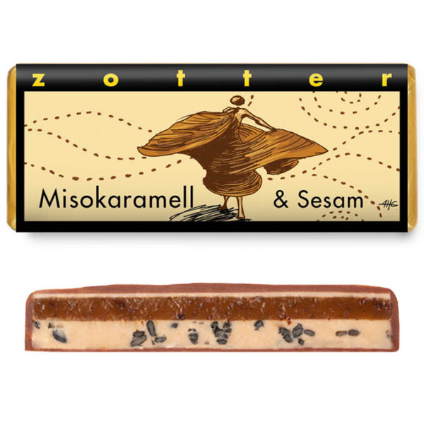 Zotter Filled - Miso Caramel & Sesame