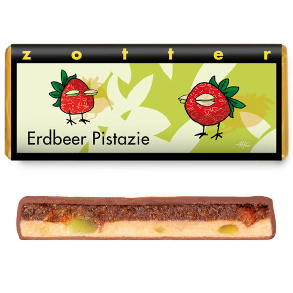 Zotter Filled - Strawberry Pistachio