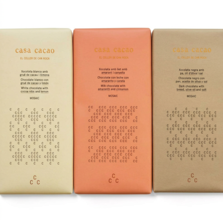 Casa Cacao – Mosaic Collection – White, Milk & Dark