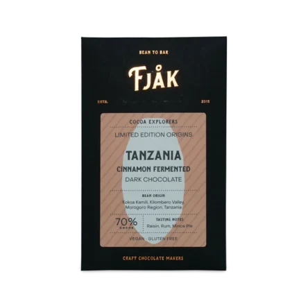 Fjak – Microlot – Tanzania 70% – Cinnamon Fermentation