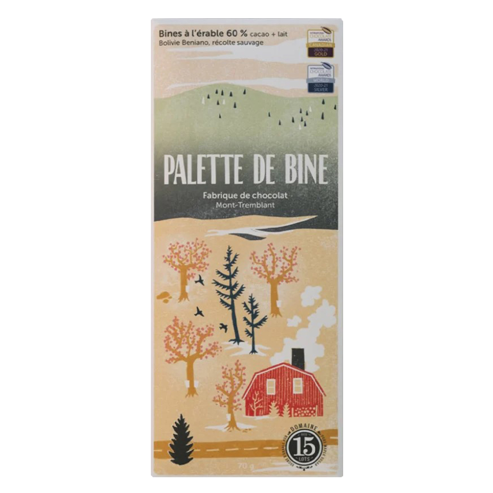 Palette de Bine - Maple Milk - Bolivia Wild Harvest Alto Behi 60%