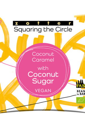 Zotter - Squaring the Circle - Coconut Caramel with Coconut Sugar